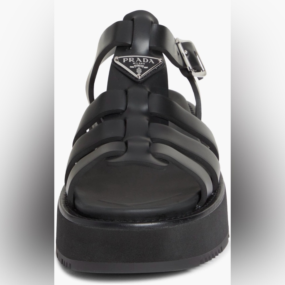 Prada Black Cage Sandals size 40 - Picture 12 of 17